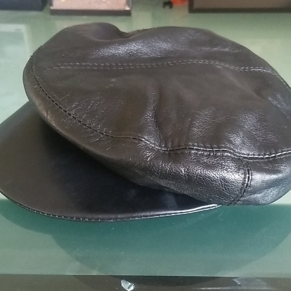 Nordstrom Leather Cap View 2